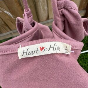 Heart Hips Mauve Tank Dress
